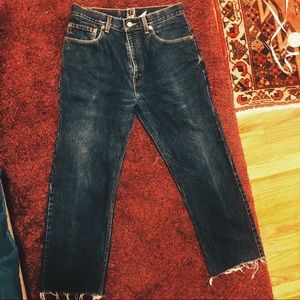 Vintage Levi’s 505 Dark Blue Orange Tag Jeans